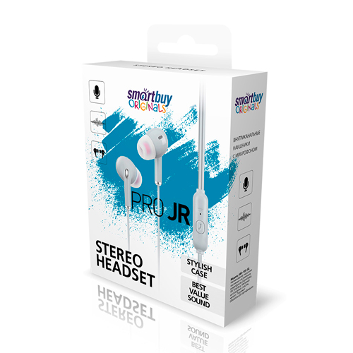 Гарнитура внутриканальная Smartbuy Pro JR, SBH-105-GE/50, серая