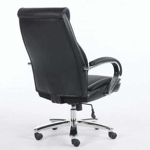 Кресло офисное BRABIX PREMIUM, Advance EX-575,  хром, экокожа, черное, 531825