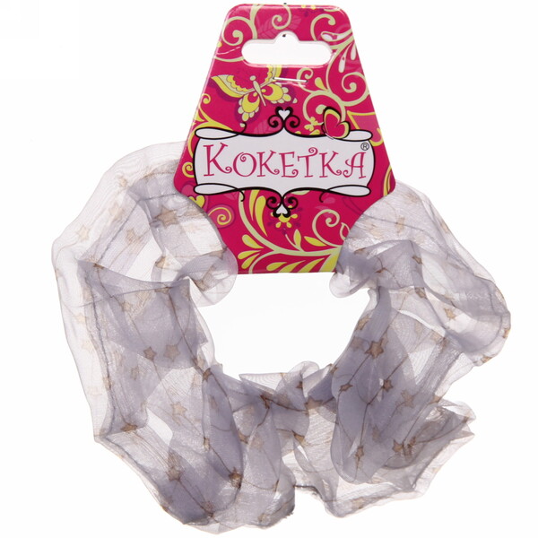 Резинка для волос 1шт "Tenderness - Звездопад", микс 5 цветов, d-12 см