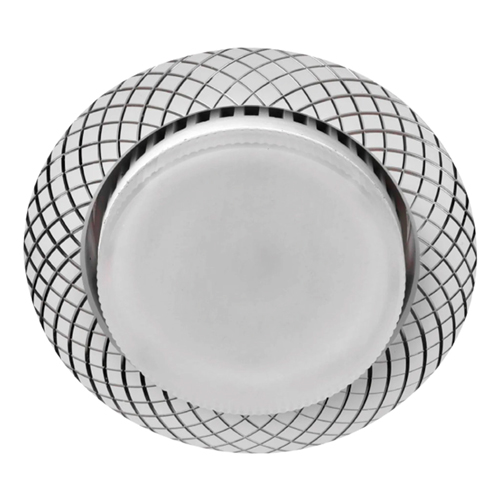 Светильник встраиваемый под лампу GX53, SBL-24SL/WH-GX53/50, серебро/белый