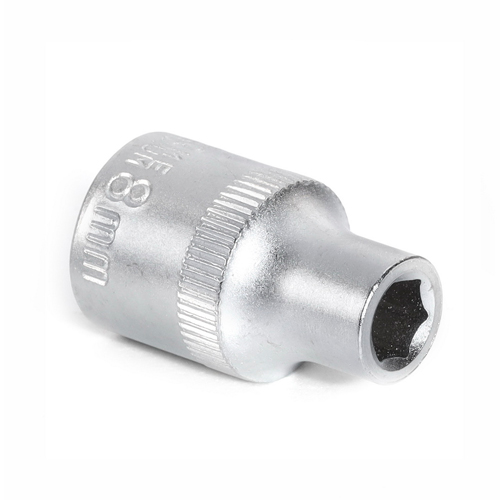 Головка на 8 мм, торцевая, шестигранная, под квадрат 1/2", CR-V, Smartbuy tools