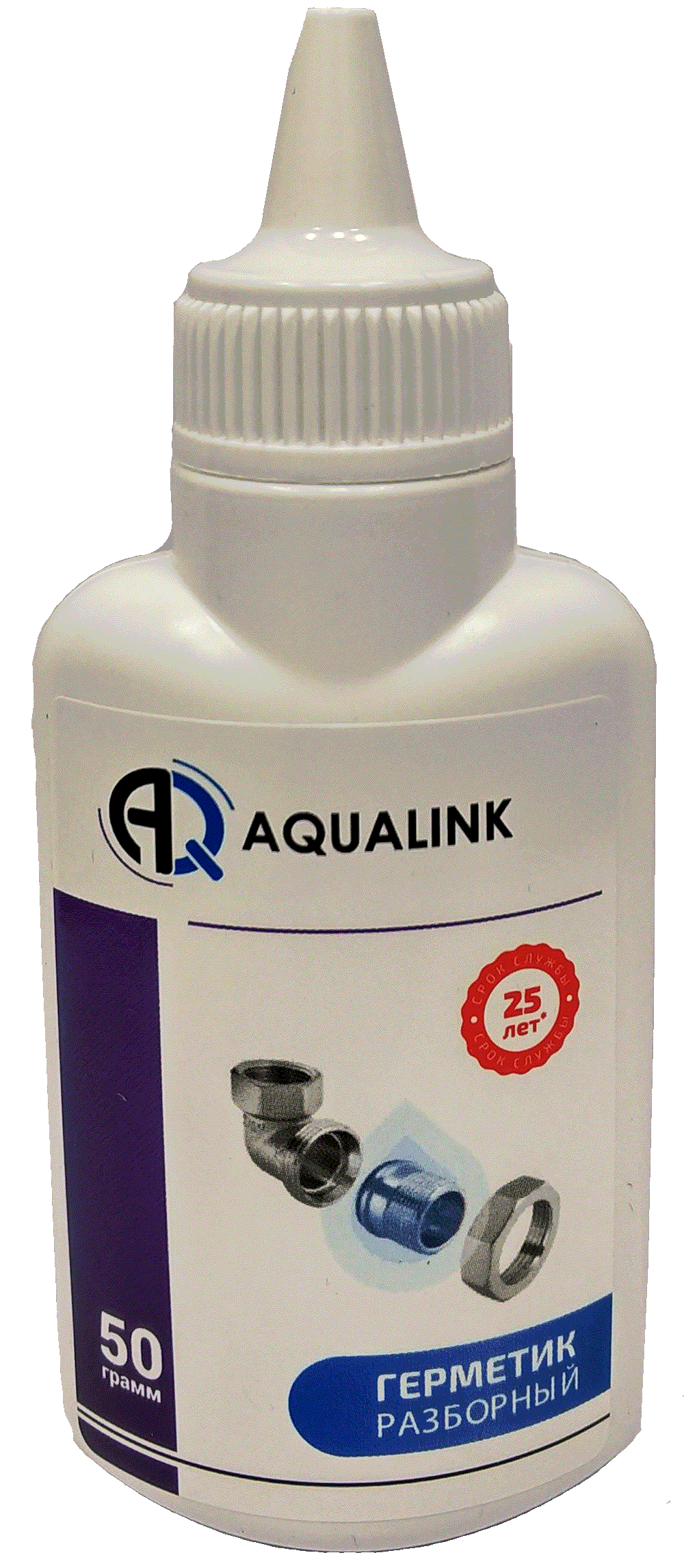 Клей-герметик анаэробный "Разборный" 100г AQUALINK 02937