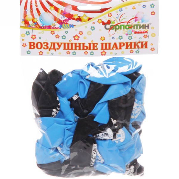 Воздушные шары  50 шт, 10"/25см "Альфа Самец", (микс)