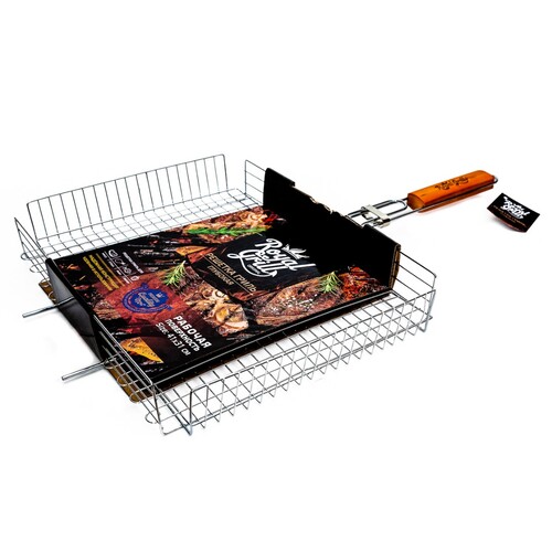 Решетка-гриль ROYALGRILL большая глубокая 41 х 31 см