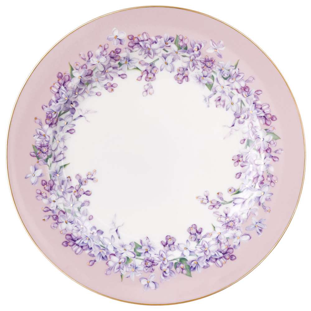 НАБОР ТАРЕЛОК ЗАКУСОЧНЫХ LEFARD  "LILAC" 4 ШТ. 20,5 СМ МИКС (КОР=12НАБ.)