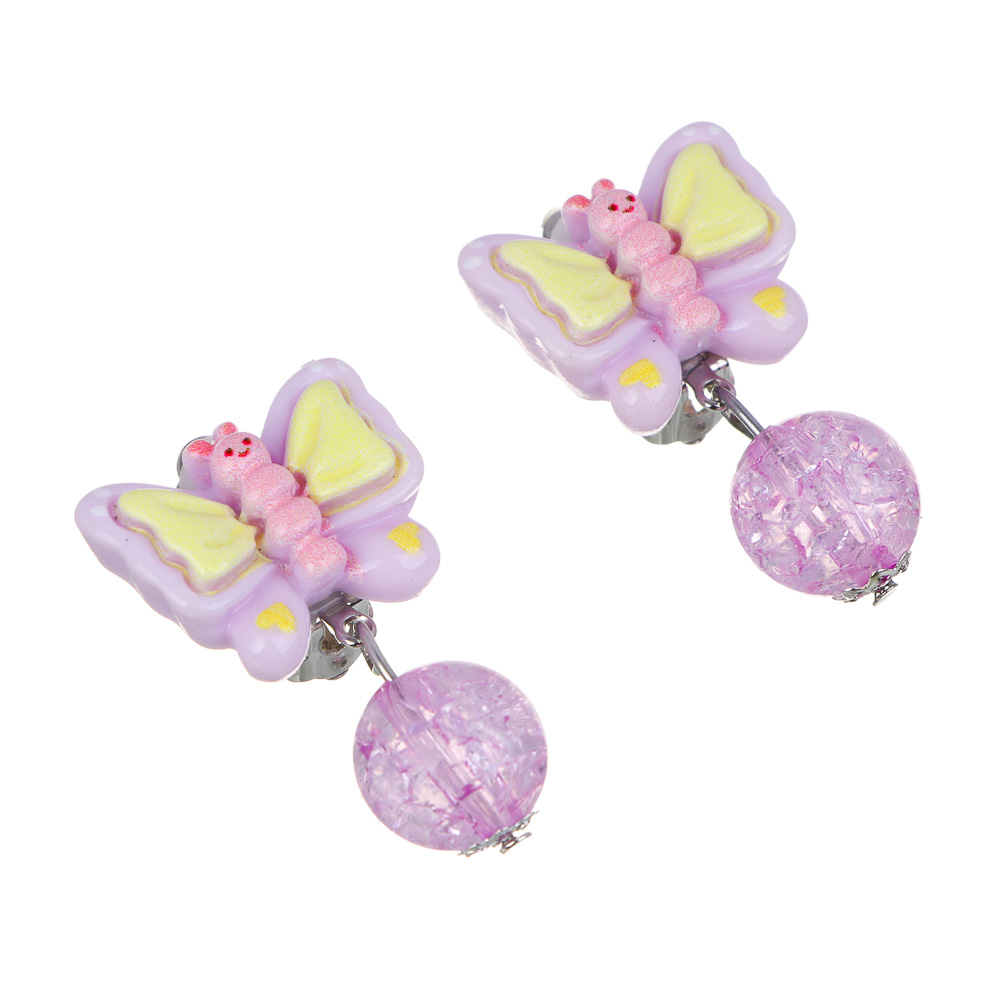 BY Русские супергерои Набор детской бижутерии: браслет, кольцо, крабики 2шт, клипсы, 3 дизайна