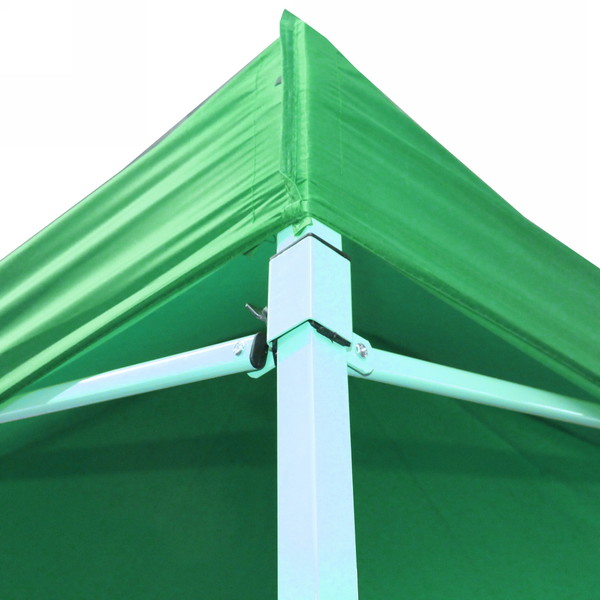 Тент-шатер "Дворец" раздвижной 3*3*2,5м, 3 стенки+антимоскитная сетка, зеленый