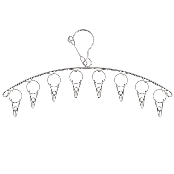 Вешалка-плечики с 8 прищепками. Размер 39х19см. 