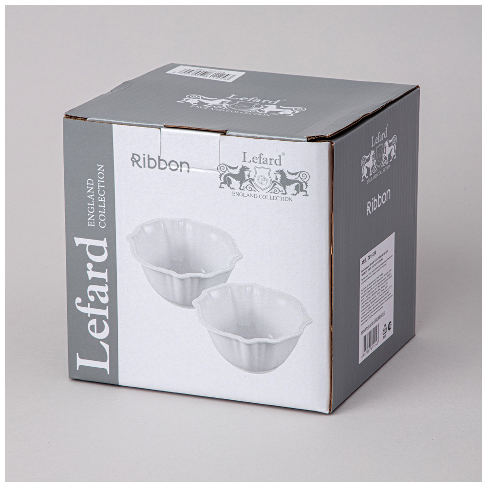 ТАРЕЛКА ЗАКУСОЧНАЯ LEFARD, RIBBON, 21, 5*21*2, 5 СМ, КОР=24ШТ.