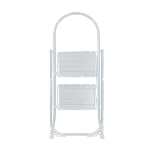 Стремянка с широкими ступенями СМШ2 белый