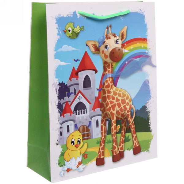 Пакет подарочный "Мультяшки" 26*32*10 см