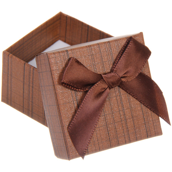 Коробка подарочная "Wish" 5*5*3,5 см, Шоколад