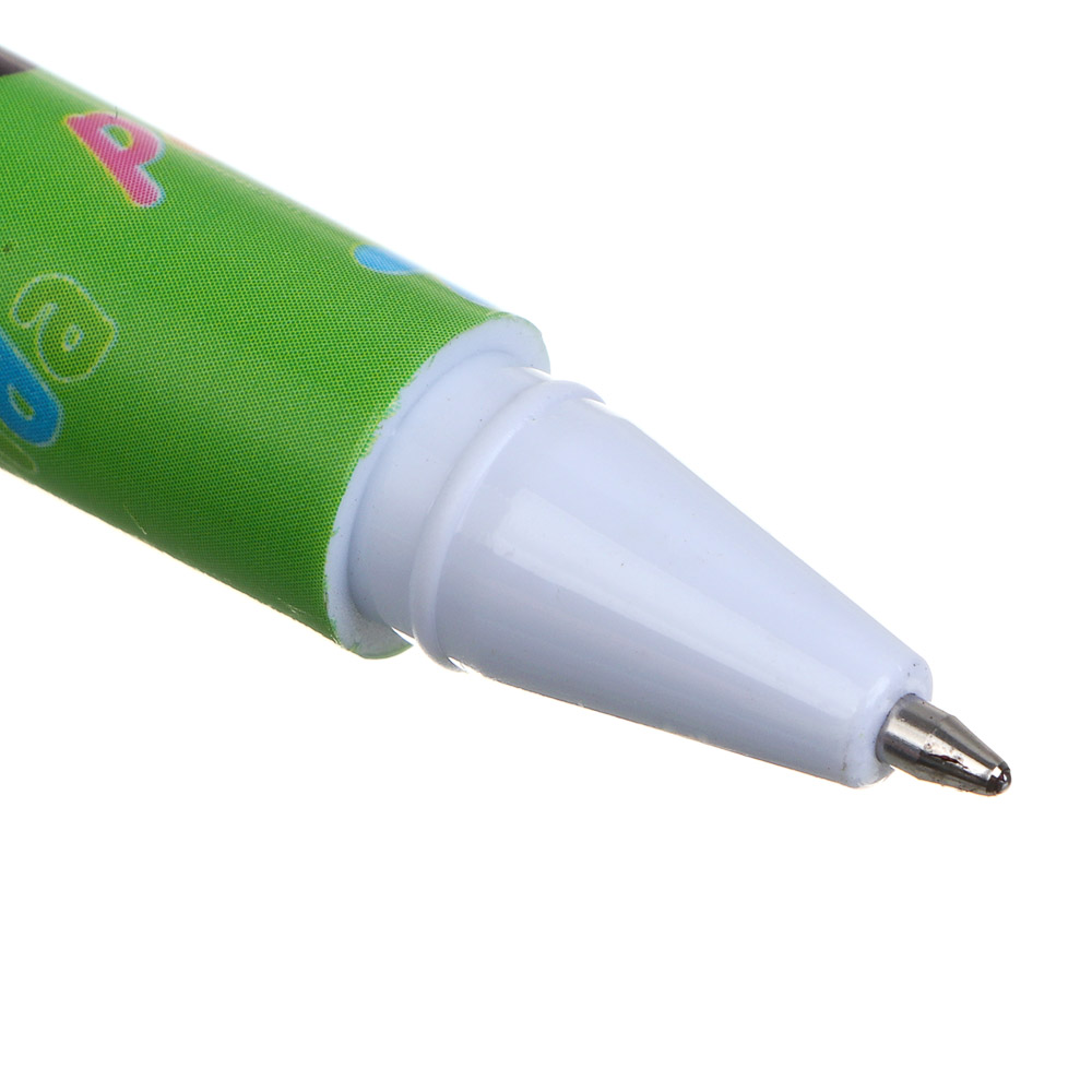 Ручка шариковая синяя, вертушка "Панда", 3 дизайна