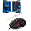 Мышь игровая Гарнизон GM-720G, "Хара", код "Survarium", USB, чип Х3, черн., софт тач, 3200 DPI,
