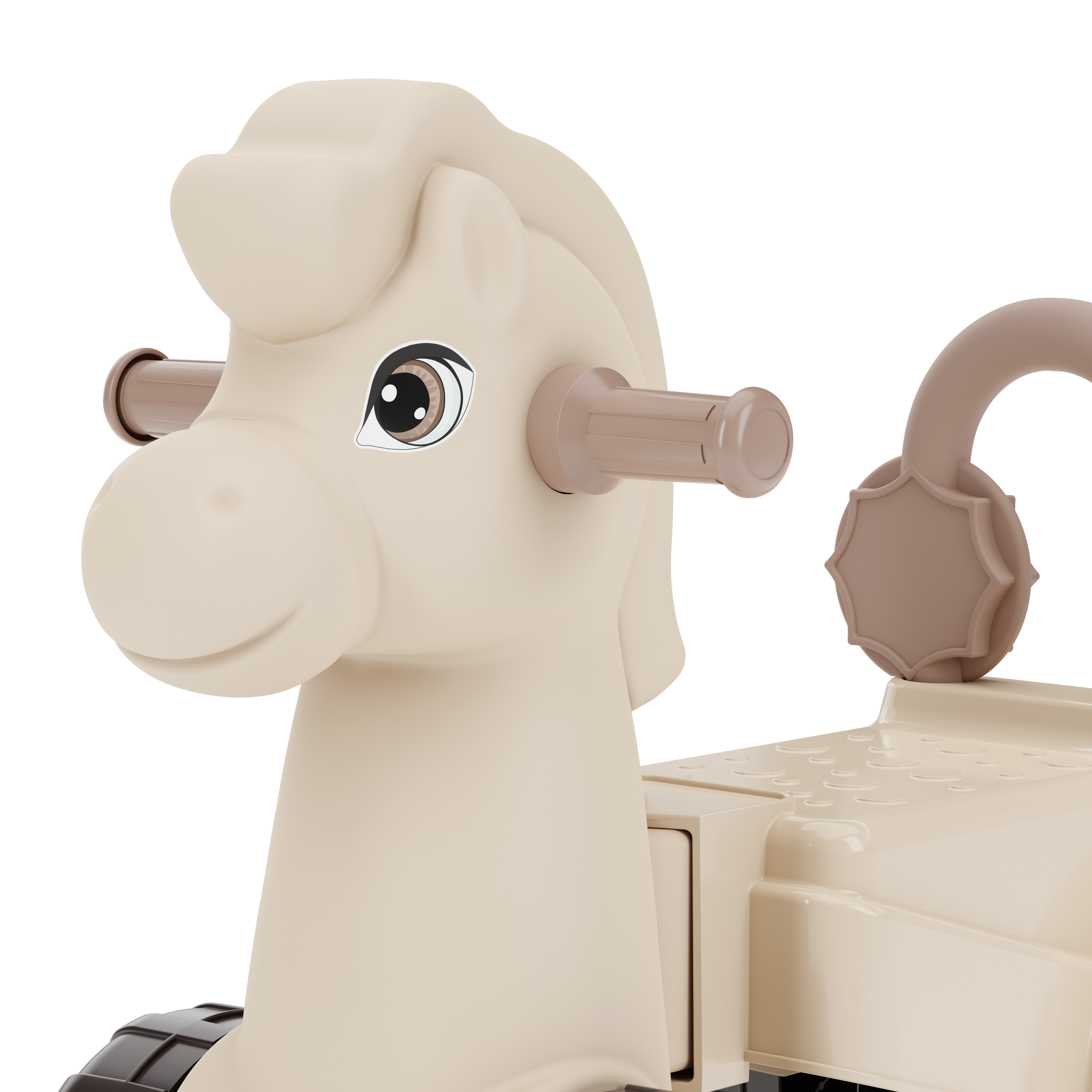 Каталка детская "Лошадка" (розовый) 