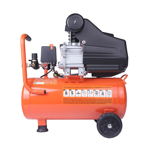 Компрессор Patriot поршневой масляный EURO 24-240K2, 240 л/мин, 8 бар, 1500 Вт