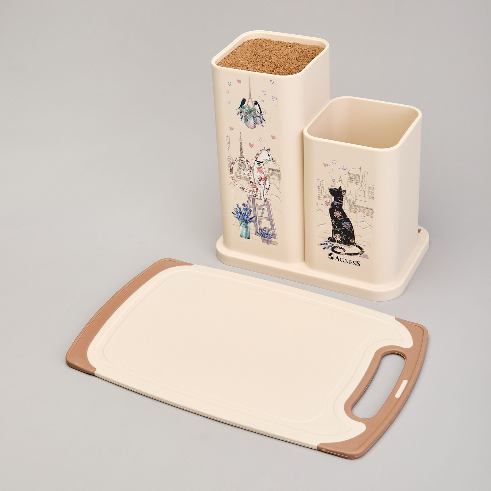 НАБОР AGNESS ИЗ ПОДСТАВКИ И ДОСКИ