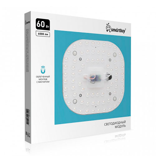 Светодиодный (LED) светильник(модуль) M Smartbuy 60W 6500K (SBL-M-60W-65K)