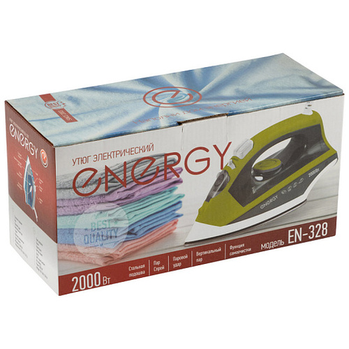 Утюг ENERGY EN-328, бордовый