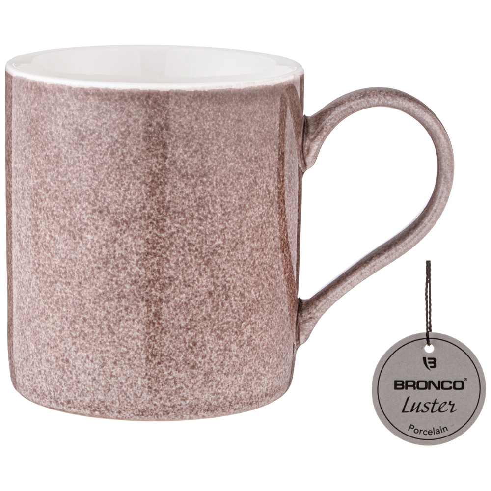 КРУЖКА BRONCO, LUSTER, 390 МЛ, МАЛ=4ШТ/КОР=24ШТ.