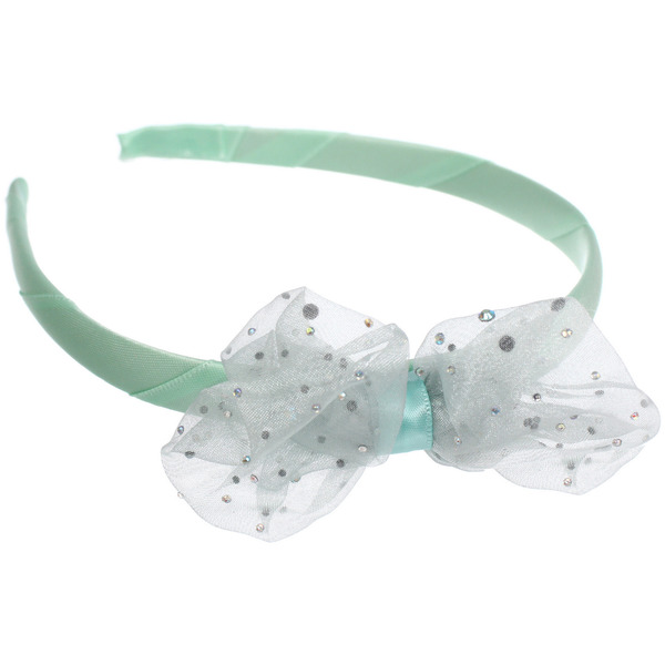 Ободок для волос детский на блистере "РОЗОВОЕ ОБЛАКО", блёстки, микс 6 цветов, 1см