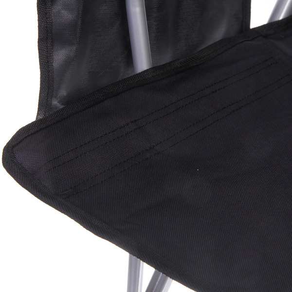 Кресло складное с подлокотниками до 100 кг SJ-0054, 58*58*92 см, цвет: чёрный, ТуристМастер