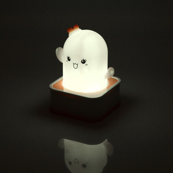 Светильник-ночник "Stella-Доброе привидение" 14*9,5см 7 цветов, на батарейках + USB