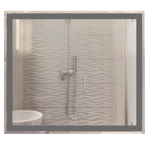 Зеркало MIXLINE, Минио, 800*700, ШВ сенсорный выключатель, светодиодная подсветка