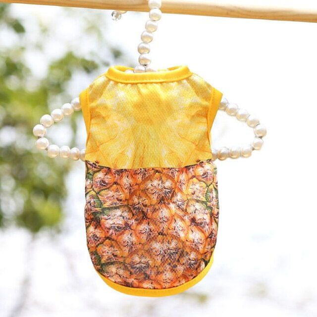 Майка для собаки "Тропикана-Сладкий Ананас" размер XL (22*40*23см) Ultramarine