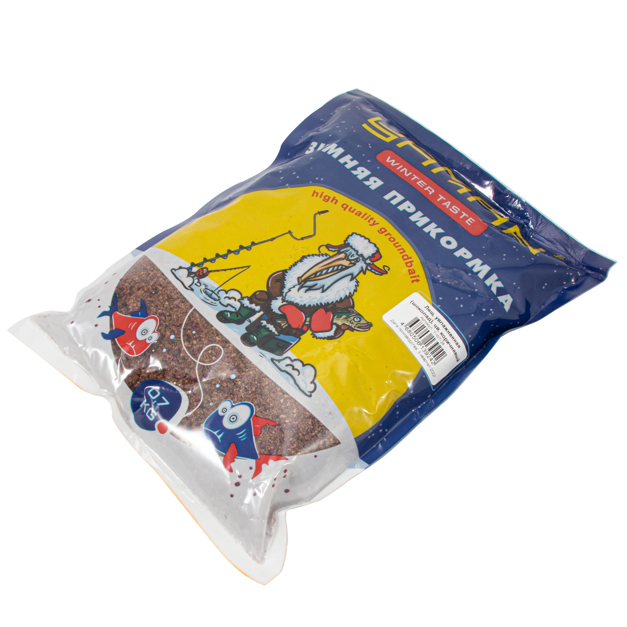 Прикормка Yaman Winter Taste Лещ зимняя увлажненная (шоколад), цв. коричневый, 700 г/20/