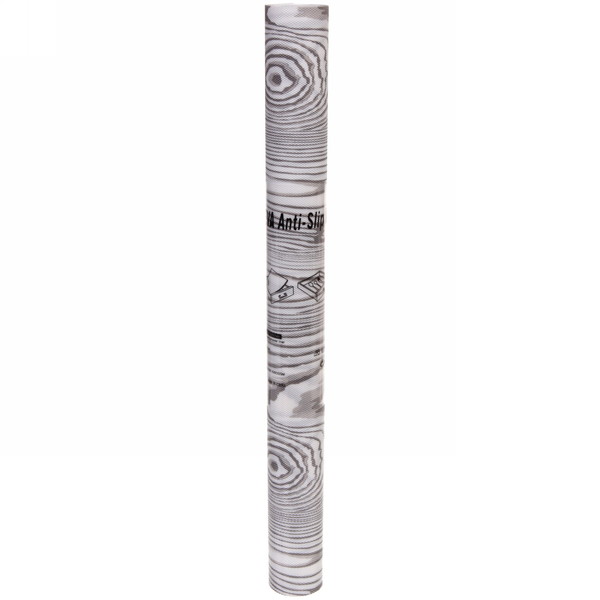 Коврик для кухонных ящиков в рулоне 45*150см "Natura" дерево серый