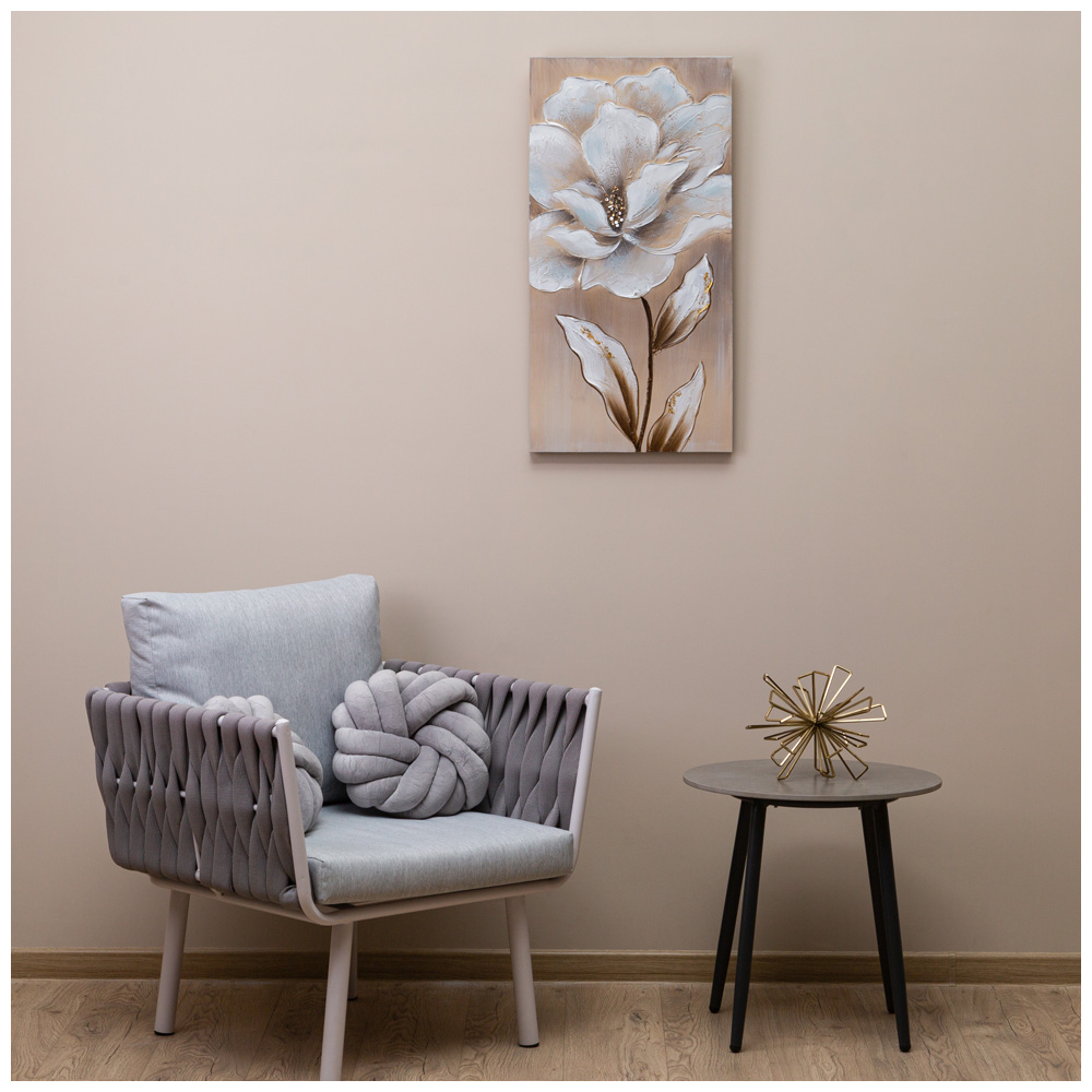 Картина "ЗОЛОТОЙ ЦВЕТОК" 40Х80Х3 см