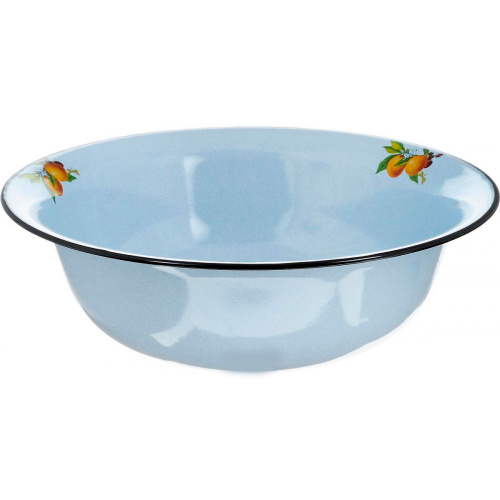 Таз эмалир. круглый 16,0л с декором (Магнитогорск) 21-3026/4 (1/3)