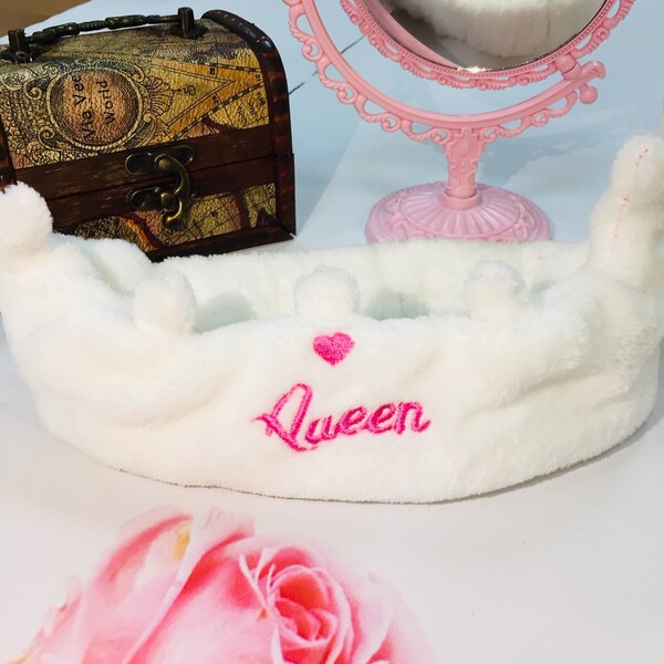Повязка на голову "Кокетка - Queen", микс 3 цвета, 21*10см