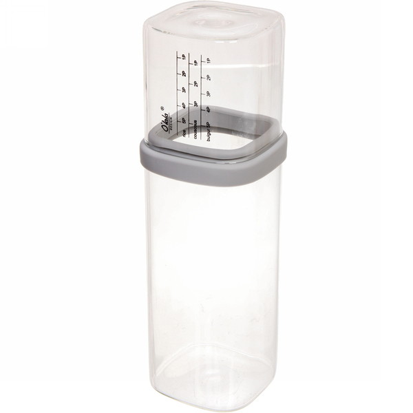 Банка для продуктов стеклянная 800мл "O'lala" с мерный стаканом