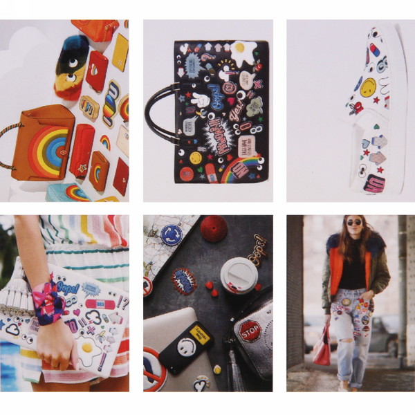 Наклейки декоративные в наборе 15*11см "Stickers" BCP-052