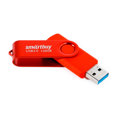 Флеш-накопитель UFD 3.0/3.1 Smartbuy 128GB Twist Red Snake Edition SB128GBTWRSN