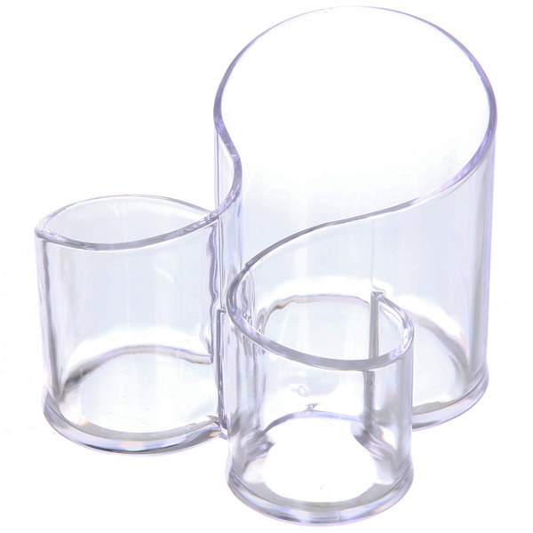 Органайзер для хранения "ФАНТЭНЕГРО", прозрачный, 3 отделения, 14*14*12см (коробка)