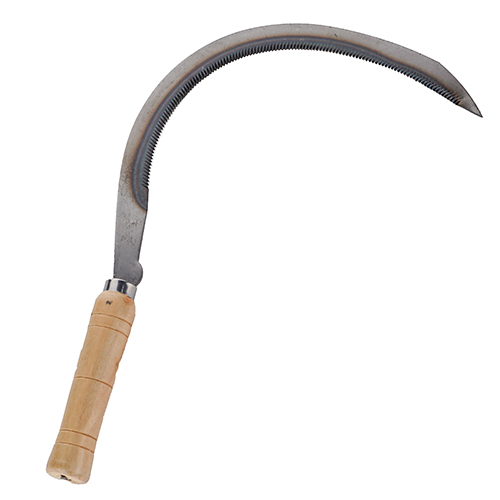 Серп садовый 14, кованный, деревянная ручка, 1/60