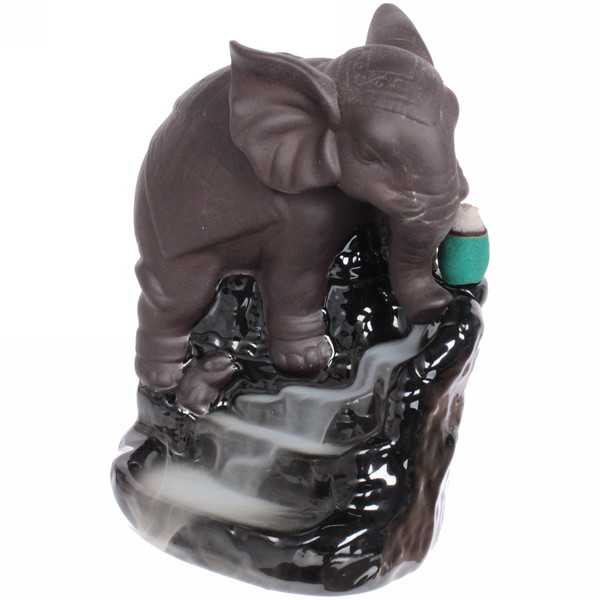 Подставка под стелющиеся благовония "Индийский слон" 11*8,5*15см