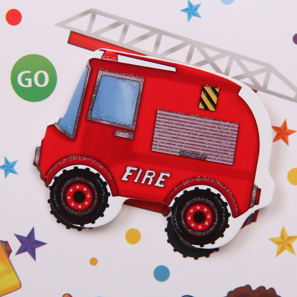 Пакет подарочный "Машинки" 18*23*8 см, микс