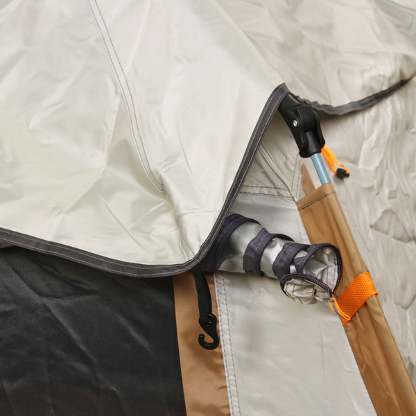 Палатка туристическая Печора-3 зонтичного типа, 240*240*155 см бежевая