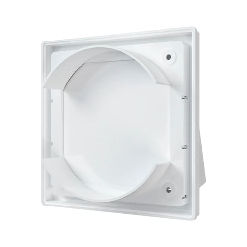 Решетка стенной выход 150х150 вентиляц. вытяжной с обр. клапаном 1515К12,5ФВ ASA с фланцем D125, 1/20