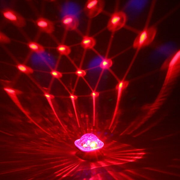 Диско-шар Dancer" с ремешком на руку, авторежим, датчик звука (в комплекте с присоской), RGB (220V)