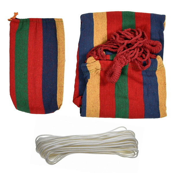 Гамак подвесной. Размер в собранном виде 190х80 см NEW