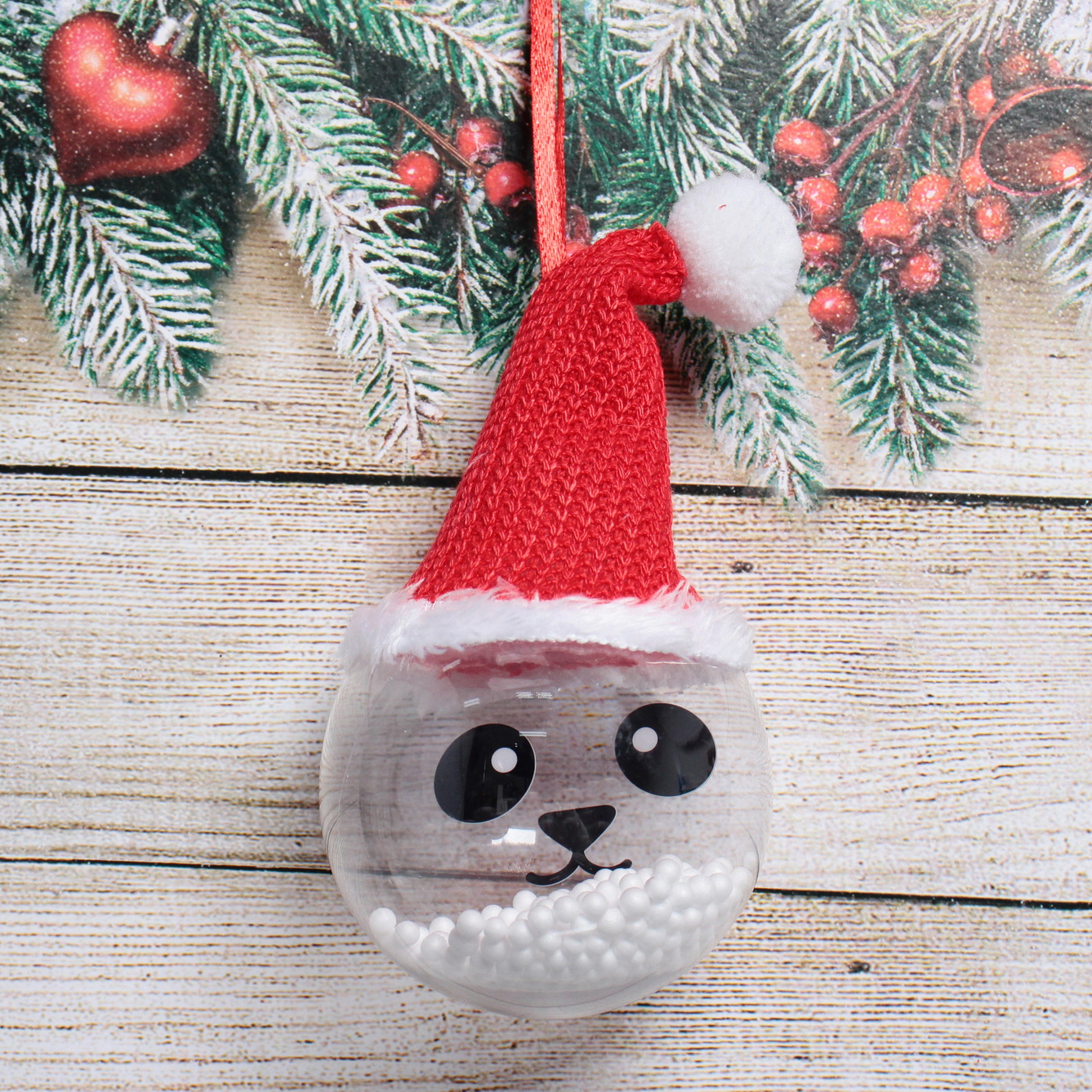 Ёлочное украшение "Мороз" 8 см