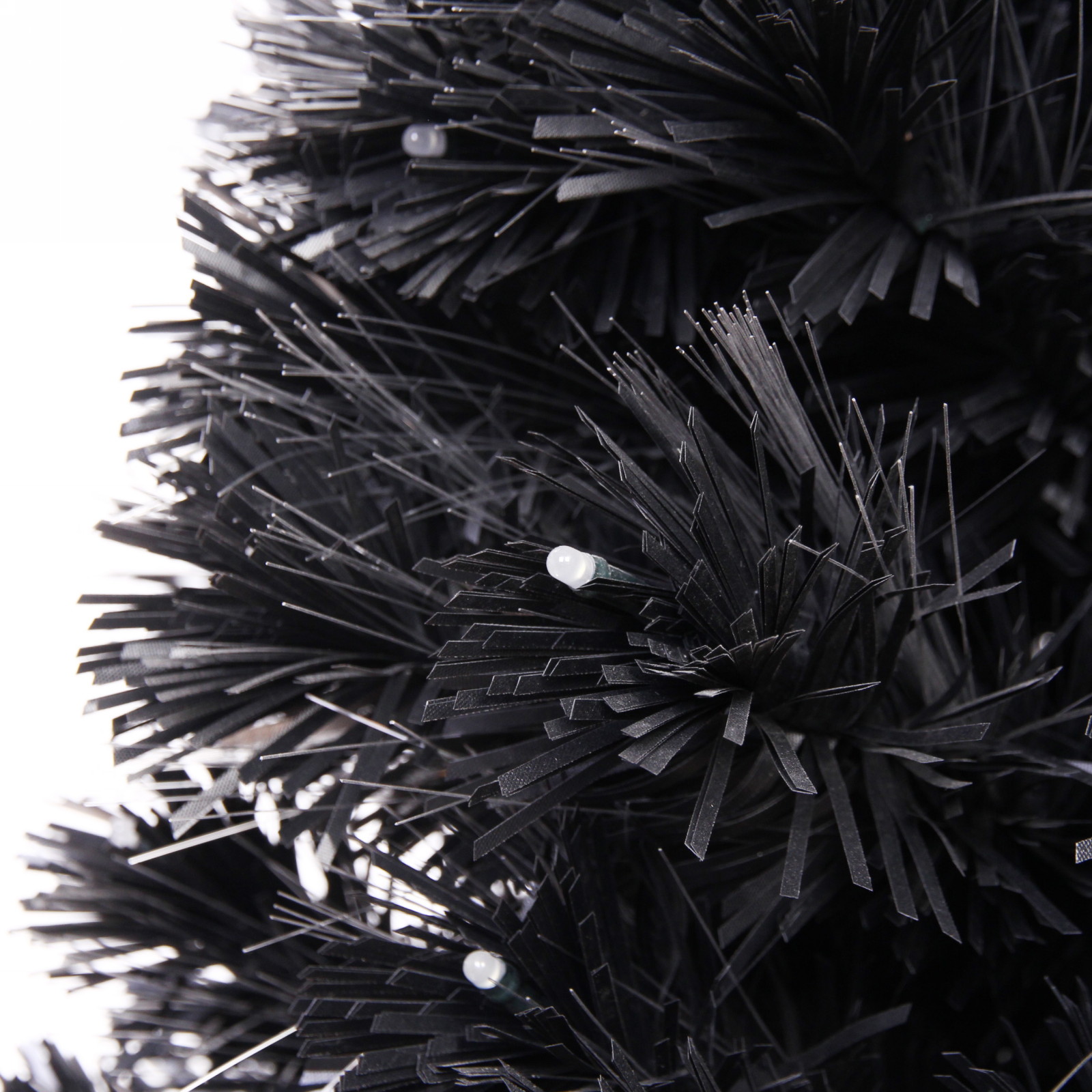 Ёлка светодиодная "Млечный путь" 210 см, ПВХ черный,  цвет свечения-Белый (289 веток) (T1050B-210)