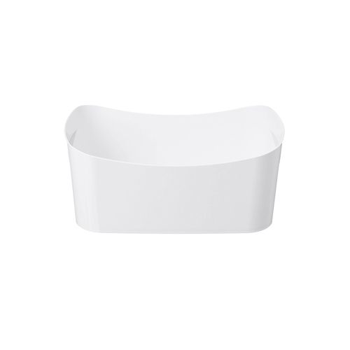 Корзинка универсальная 1.6 л Homver Поплар 221312729/01, 190х140х80 мм, белая