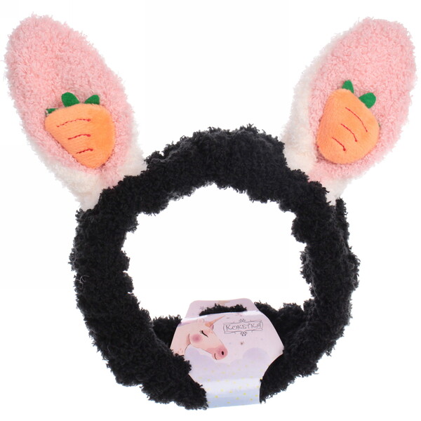 Повязка на голову "Little bunny- Bunny", микс 6 цветов, 20*6 см (подвес Единорожек)