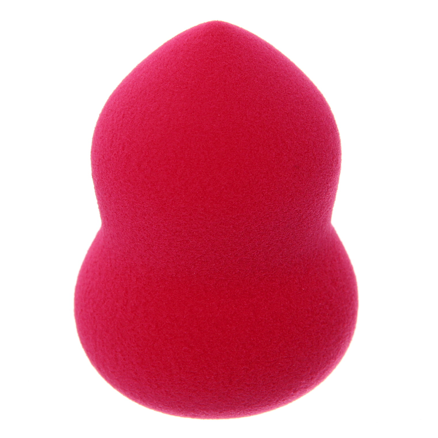 Спонж для контуринга в прозрачном шаре "Новогоднее чудо", цвет красный, красная лента бантик, d-7см (пакет с подвесом)